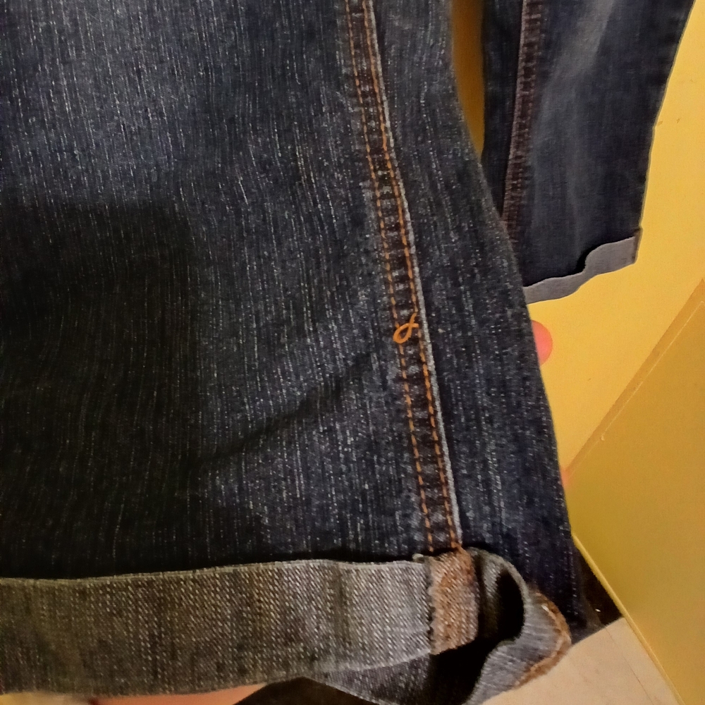 Faded Glory Dark Blue Ankle Jeans - Picture 3 of 7
